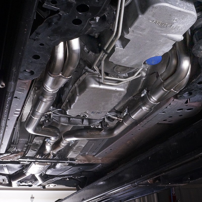 Pontiac G8 Performance Exhaust - Stainless Works - Long Tube Headers with Catted Leads - Mill finish - `08-`09